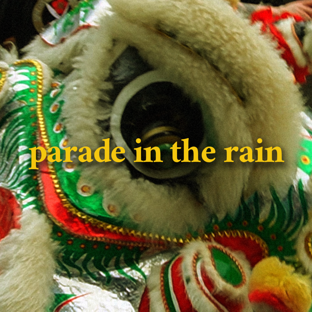 parade in the rain